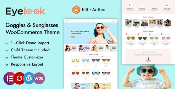 Eyelook – Sunglasses and Eyewear Store WordPress WooCommerce Theme